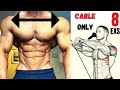 8 Best Shoulder Exercises workout Shoulders 🔴( CABLE ONLY )