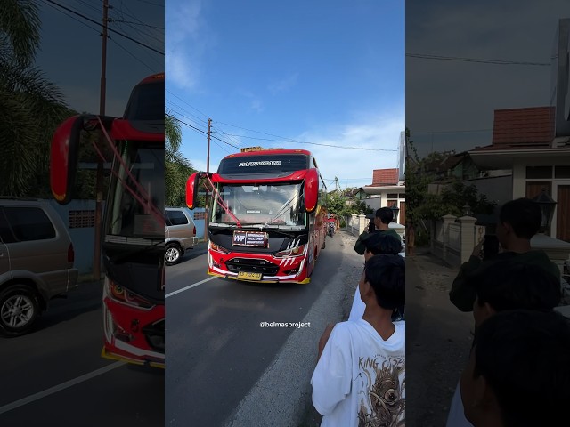 Konvoi Bus Telolet Spesial Corong Atas! #shorts #busmania #basuri class=