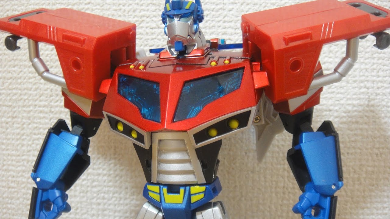 Tf アニメイテッド Ta 01 オプティマスプライム ファイヤーコンボイ トランスフォーマー 変形 Animated Optimus Prime Fire Convoy Transformers Youtube