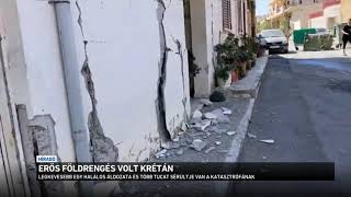 Erős földrengés volt Krétán