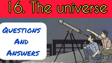6th Std - Science - Chapter 16 The universe questions answers exercise - Maharashtra board - Class 6
