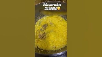Fish easy recipe at home. Try this so tasty and delicious. I love it. Wow,￼ 🤩 😋😋😋🎣🐟🎏🐠🐡