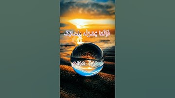 سورة مريم بصوت القاري حماد حسين 🇦🇪