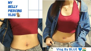 I Got My Belly Pierced First Vlog Blue