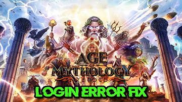 Age of Mythology Retold Login Error We Couldn