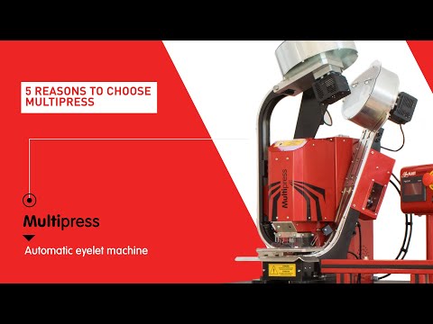 Multipress Automatic Eyelet Press For Textiles And Pvc Banners