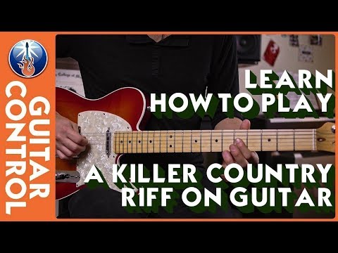 Learn How to Play a Killer Country Riff on Guitar