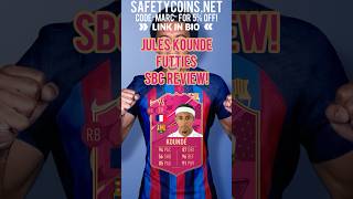 Jules Kounde Futties SBC Review Fifa 23 Ultimate Team football futties fifaultimateteam soccer