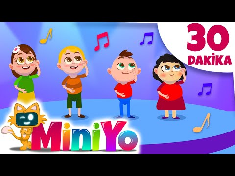 Müzikli Hareketler Şarkısı + Daha Fazla Çocuk Şarkısı | Miniyo Anaokulu Şarkıları