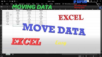 EXCEL How-To: Moving, Relocating Rows and Columns Excel 4K