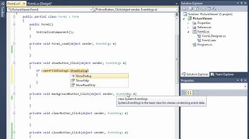 Create a Picture Viewer in C# - Video 4