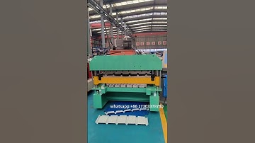 Double layer ibr corrugated roof forming machine#machine #machinery #rollforming #rollformingmachine