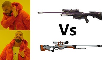 Valorant Operator vs CS: AWP
