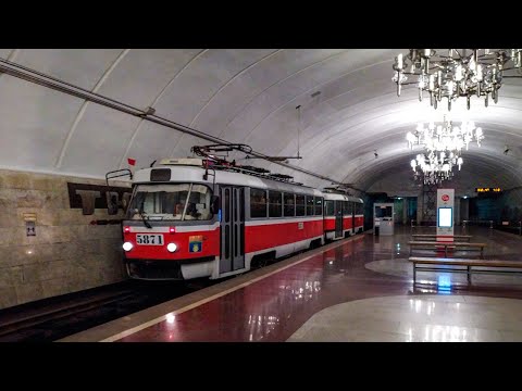 Video: Volgograd high-speed tram - tram at metro sa parehong oras
