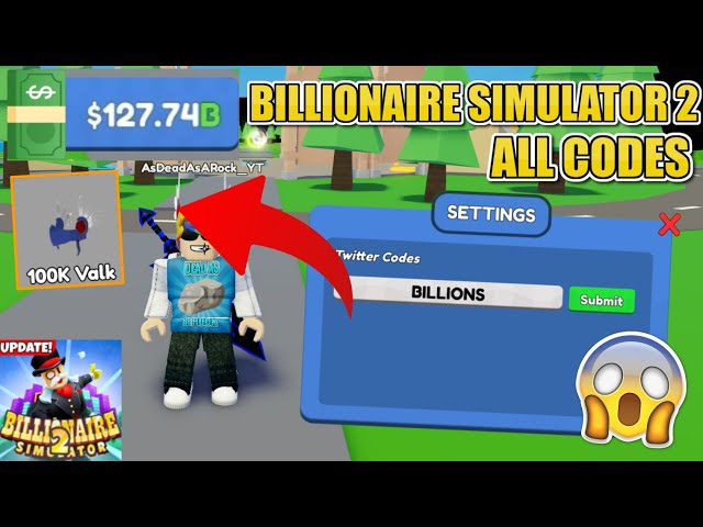 Billionaire Simulator 2 codes