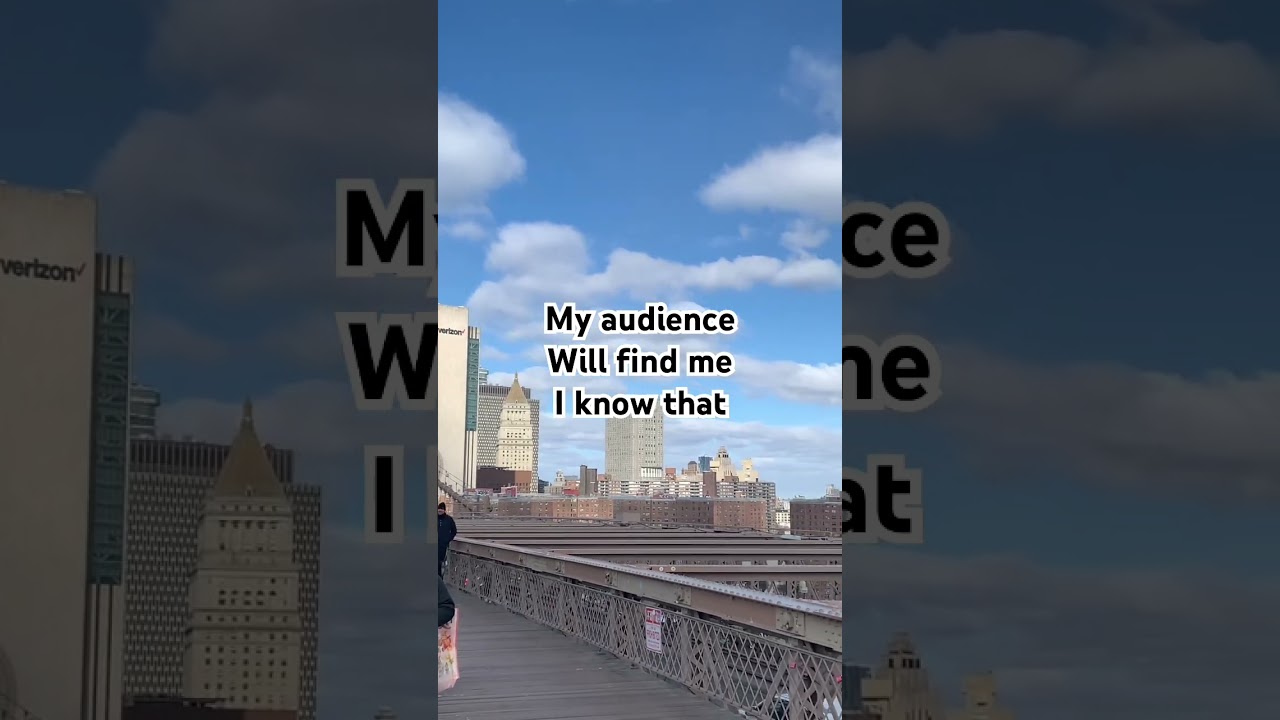 Моя аудитория меня найдет