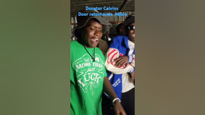 Donator Calvins , Door Ratovharwa ,Mjolo Music