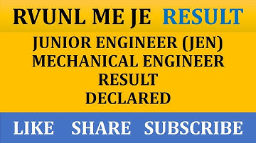 rvunl mechanical jen result | rvunl mechanical jen result 2021 | rvunl mechanical result 2021 |