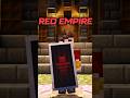 Minecraft: RED EMPIRE Banner Design #minecraft #shorts