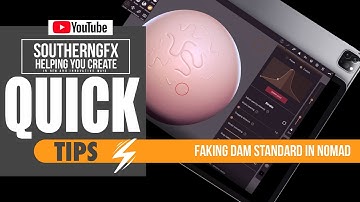 QUICKTIP Creating a DAM Standard Brush in Nomad Sculpt