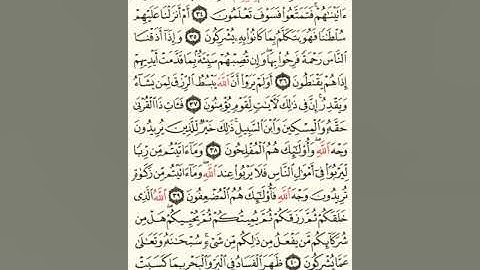 ماهر المعيقلي سورة الروم مكتوبة صفحة 408 مصحف المدينة المنورة جودة عالية