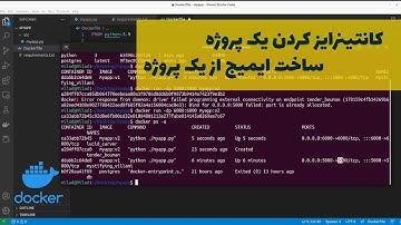 کانتینرایز کردن یک پروژه در داکر |‌ containerize an application in docker