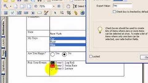 How To Build PDF Forms In Adobe Acrobat 8 of 14
