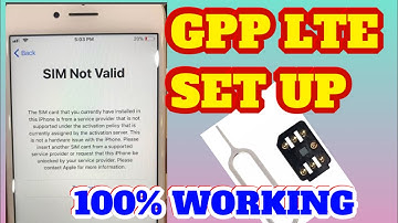 Sim not valid Iphone 6 fix via GPP LTE set up jailbreak & remove fake ios 14.0.1latest installation