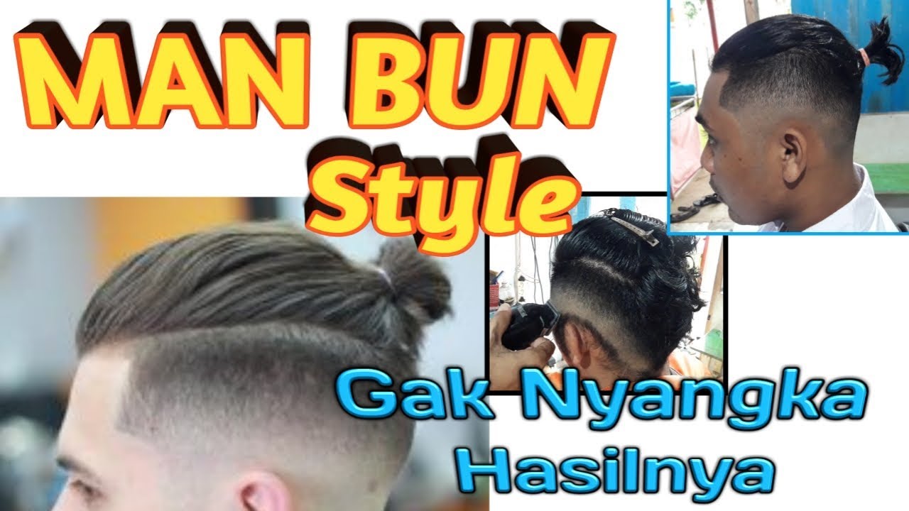 MANBUN Style  Tutorial gaya rambut  yang lagi rame 2021  