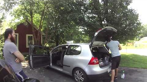 Window tinting time lapse