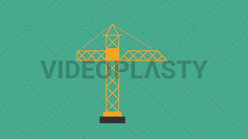 Crane Icon Stock Animation [MOV & GIF]