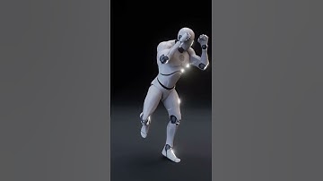 Roundhouse kick animation in blender 🥊 #b3d #animation  #3d