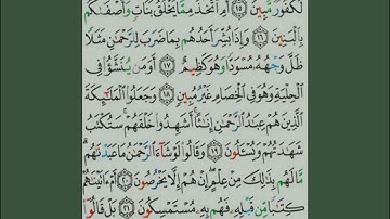 سورة الزخرف - تلاوة للآيات 15 إلى 22
