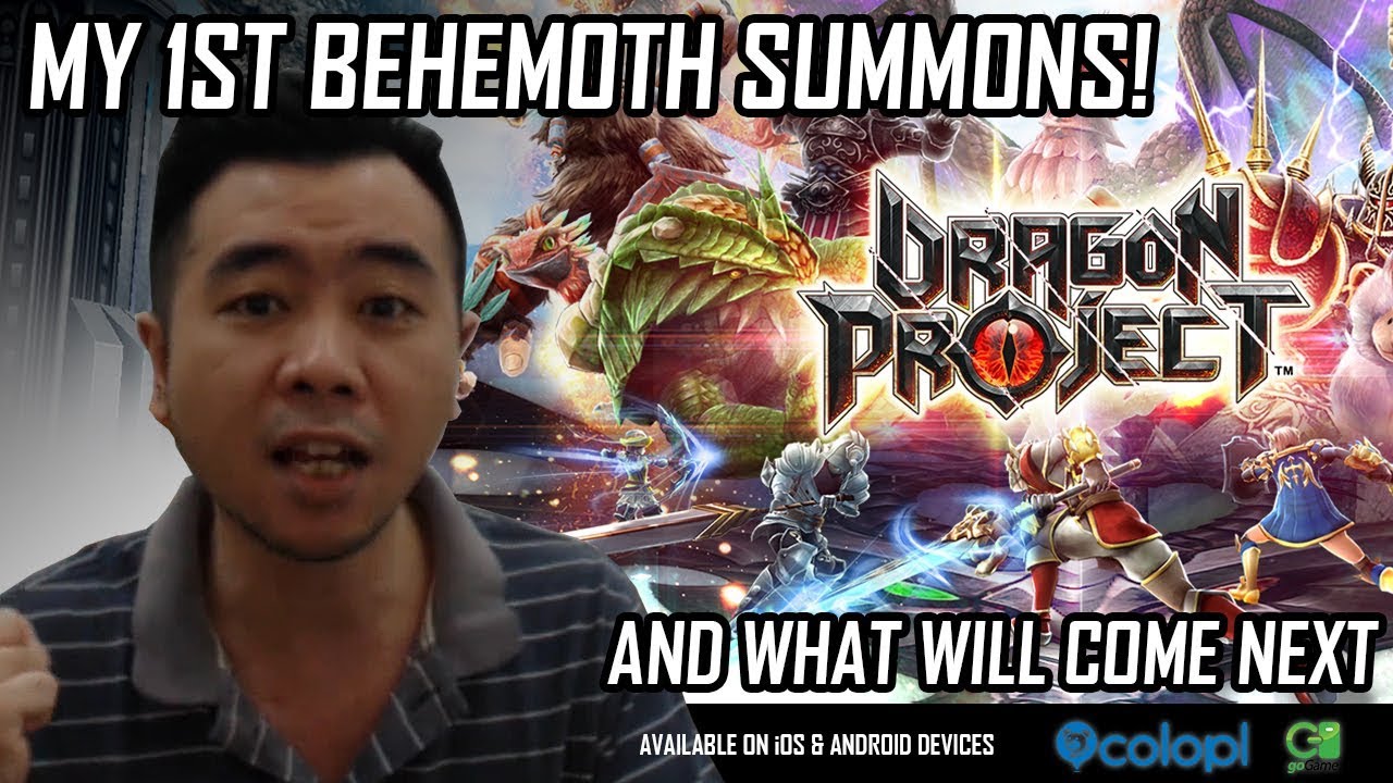 Dragon Project! My 1st Behemoth Summons & What will come next - YouTube