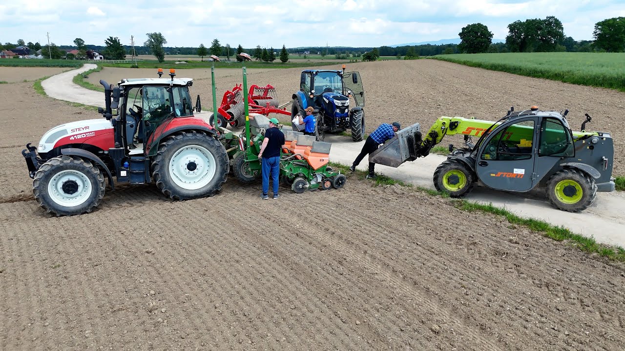 Setev koruze, kot je še nismo imeli – Amazone + HE-VA  💪🌽☘️