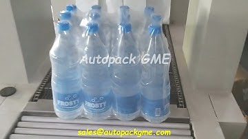 Semi Auto Shrink Wrapping for Mineral Water,Soda/Web Sealer & Shrink Tunnel for Juice,Mineral Water