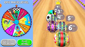 Going Balls Epic Race Level Gameplay Walkthrough Android ios (Level 58)