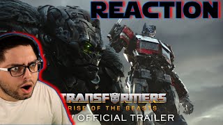 Transformers: Rise of the Beasts Official Trailer REACTION!