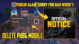 😡 Delete PUBG MOBILE | Official Notes PUBGM Again Sorry For Wrong Work screenshot 5