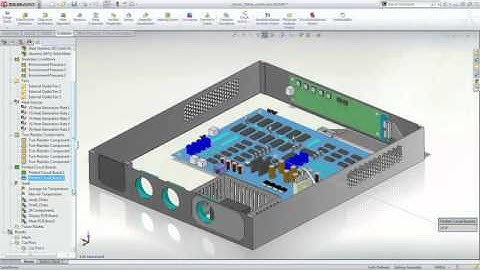 Electronics Cooling Module for SolidWorks Flow Simulation