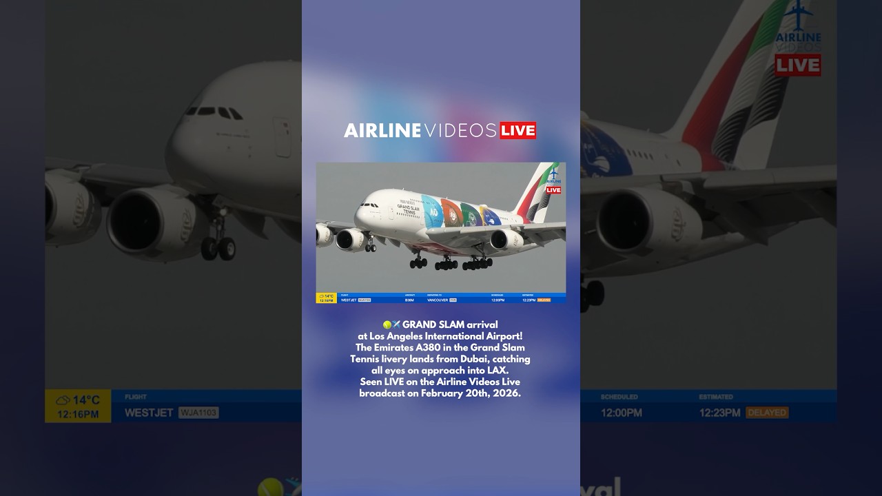 š¾āļø Emirates A380 Grand Slam Livery Touches Down at LAX!