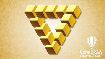Impossible triangle | Learn logo design | Corel DRAW tutorials | 010