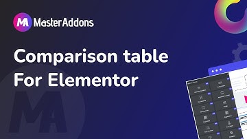 Service or Product Comparison Table For Elementor Page builder