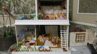 7 часть -кукольный домик из картона Dollhouse made of cardboard with their hands 7 часть -кукольный домик из картона Dollhouse made of cardboard with their hands