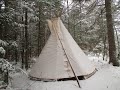 Mon tipi, l'installation