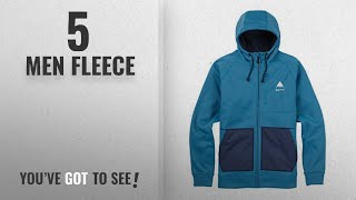 Burton Fleece [ Winter 2018 ]: Burton Bonded Full Zip Mens Hoodie - Large/Mountaineer