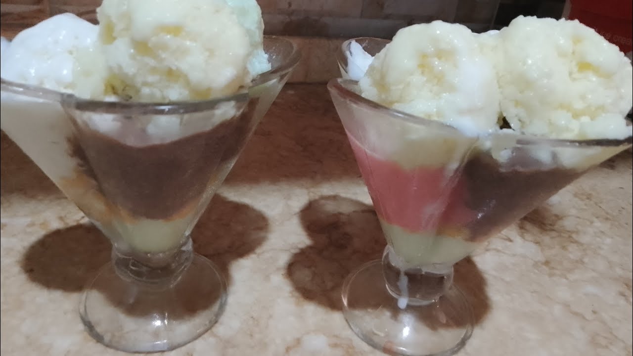 طريقة عمل الأيس كريم بالچيلي والفاكهه