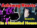 Ashswag Reacts to Quackity Going to a Haunted House