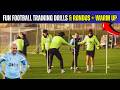 Fun Football Training Drills & Rondos + Warm Up Guardiola Training