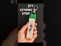 DIY Keyring Strip / Keyring Strap 🧵 | Easy Fabric Keychain Tutorial for Beginners #shorts